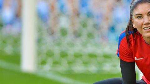 Hope Solo tuvo un error garrafal ante Colombia.