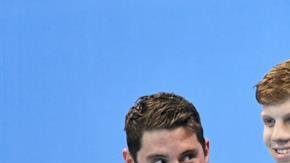 El equipo de relevo 4x200 libre de natación de Estados Unidos.