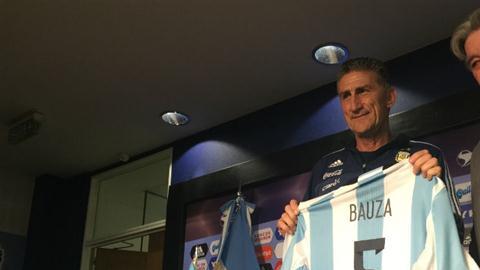 Edgardo Bauza, tecnico de Argentina