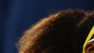 Rosangela Santos en una foto tomada tras su participación en los 100 m planos de atletismo en Río 2016.