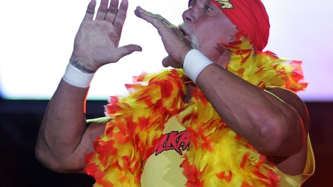 Hogan durante el Hulkamania Tour en 2009.