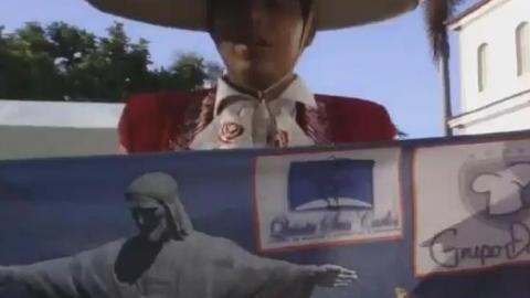 El mariachi 'Nueva Generación' en la Casa México de Río de Janeiro.