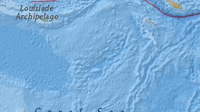 El sismo ocurrió en el mar a 320 millas al SE de Vanuatu-