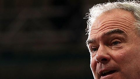 Democratic VP Candidate Tim Kaine Holds Campaign Rally In Richmond, VA