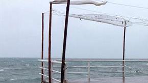 "Julia" perdió fuerza al llegar a Carolina del Sur.