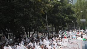 Según los organizadores, más de 200 mil personas participaron en la marcha.