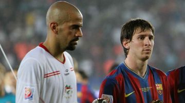 Juan Sebastian Veron y Messi
