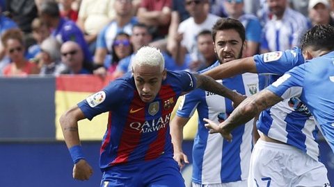 Neymar y su talento ante el Leganés.