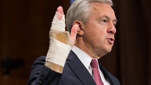 John Stumpf, CEO de Wells Fargo, compareció ante el Comité de Banca del Senado para responder por las prácticas ilegales de la compañía (Foto: EFE)