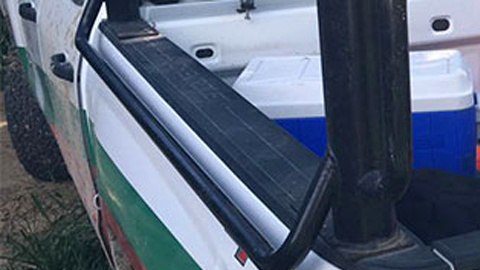 Un vehículo del INM fue atacado para secuestrar a migrantes en Oaxaca.