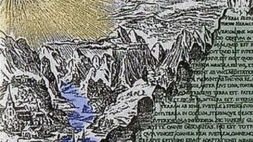 Dicen que estaba escrita en esmeralda o cristal o roca verde. Así se la imaginó en el siglo XVII el físico, alquimista y filósofo hermético alemán Heinrich Khunrath.