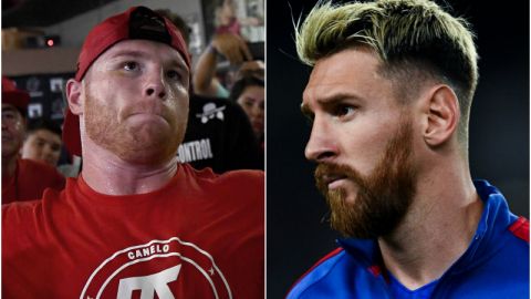 Canelo Álvarez y Lio Messi, dos barbudos deportistas de elite.