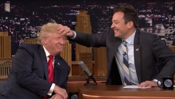 El copete de Trump  resultó ser  natural.