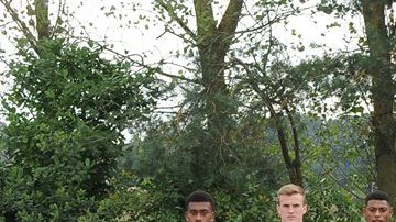 El Arsenal de la Premier League de Inglaterra se tomó la foto oficial.