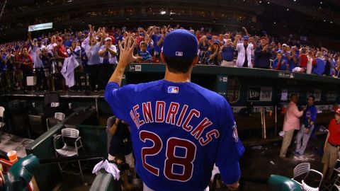 Kyle Hendricks ha sido una de las grandes revelaciones de la temporada. Será uno de los pitchers clave de los Cachorros en los playoffs.