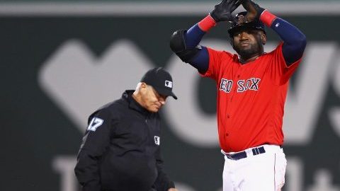 David Ortiz fue uno de los que lastimaron mucho a los Yankees en la serie de fin de semana en Fenway Park.