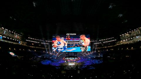 El poder de convocatoria del 'Canelo' en el AT&T Stadium fue arrasador.