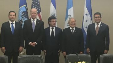 Vicepresidente Joe Biden se reunió con los presidentes de El Salvador, Honduras, y Guatemala.