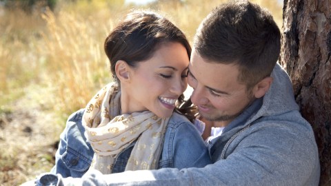 pareja feliz