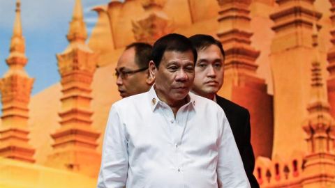 Rodrigo Duterte, presidente de Filipinas  desde 2016