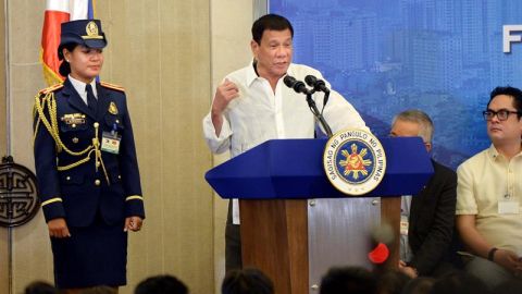 Rodrigo Duterte, presidente de Filipinas.