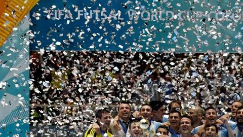 Argentina, camepon de futsal