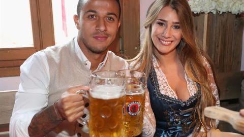 El bayern Munich celebra el Oktoberfest