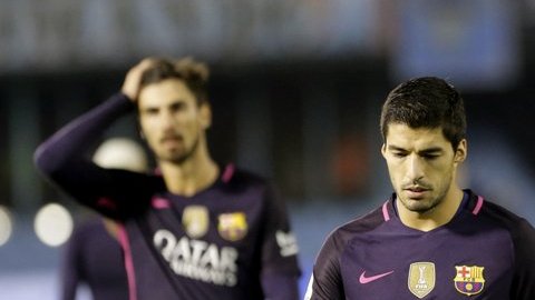 Un alicaído Barcelona se vuelve a llevar una carretada de goles de Balaídos.