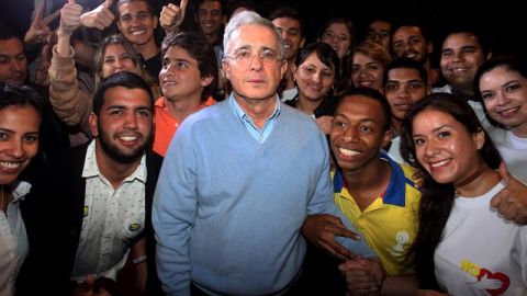 Alvaro Uribe, ex presidente de Colombia.