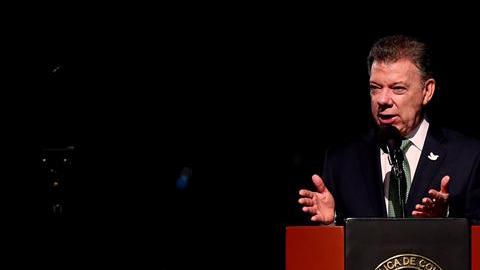 Juan Manuel Santos, preisdente de Colombia.