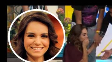 Tremendo susto vivió Tania.