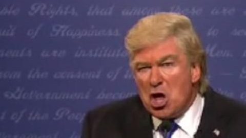 Baldwin incluso tomó frases reales de Trump.