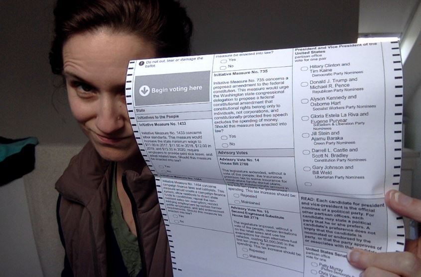 En algunos Estados está prohibido tomarse una "ballot selfie".