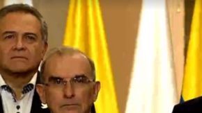 El presidente colombiano, Juan Manuel Santos, habló en cadena nacional.