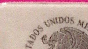 Credencial de elector mexicana. (Muestra)