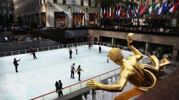 Esta sábado vuelve la pista de patinaje sobre hielo de Rockefeller Center.