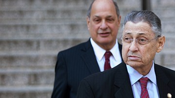 Sheldon Silver en una visita a la Corte