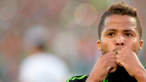 Giovani dos Santos resultó efectivo en el juego contra Nueva Zelanda.