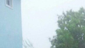 Varias zonas resultaron inundadas en Las Bahamas.