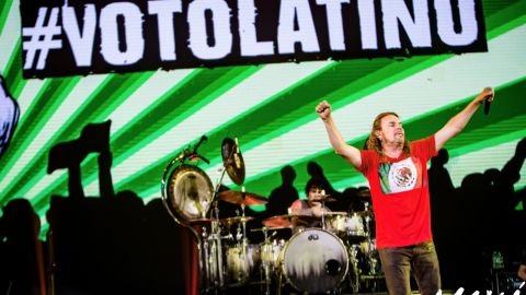 Maná llevó al Garden un mensaje político.