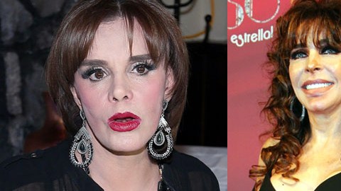 Lucía Mendez y Verónica Castro