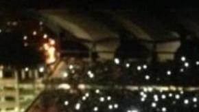 Veinte minutos fue suspendido en Venezuela - Brasil en Mérida.