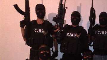 Miembros de el cartel de Jalisco Nueva Generación (CJNG).