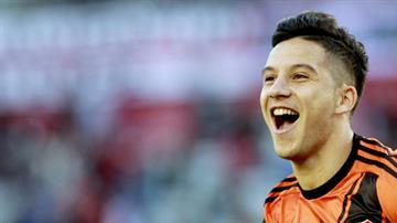 Sebastián Driussi, goleador del River Plate.