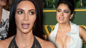 Kim Kardashian y Salma Hayek