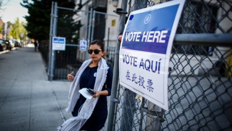 En el estado de Nueva York el plazo para registrarse para votar vence el 14 de octubre.