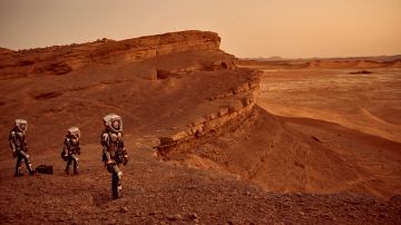 Una escena de la serie Mars de National Geographic.