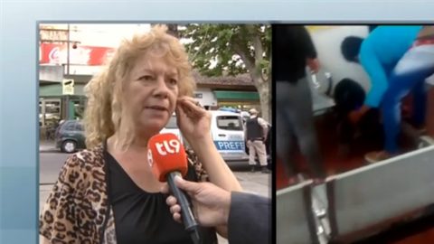 Mabel Asat, la testigo que mostró los videos de la mujer que tuvo a su bebé en el piso de la sala de espera del Hospital Santojanni.