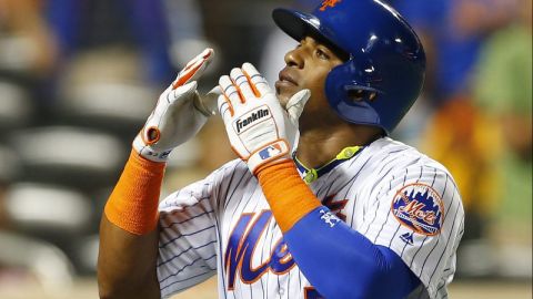 Yoenis Céspedes regresa a los Mets y agradece el apoyo de los fanáticos del equipo del Citi Field.