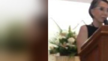 "Lo amé tanto que nunca supe si fui amada", dijo durante la misa.